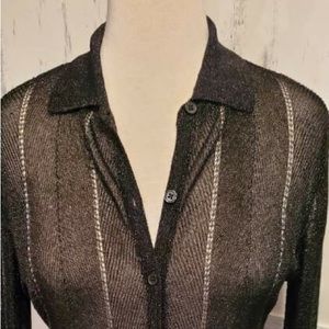 Reiss Metallic Sweater